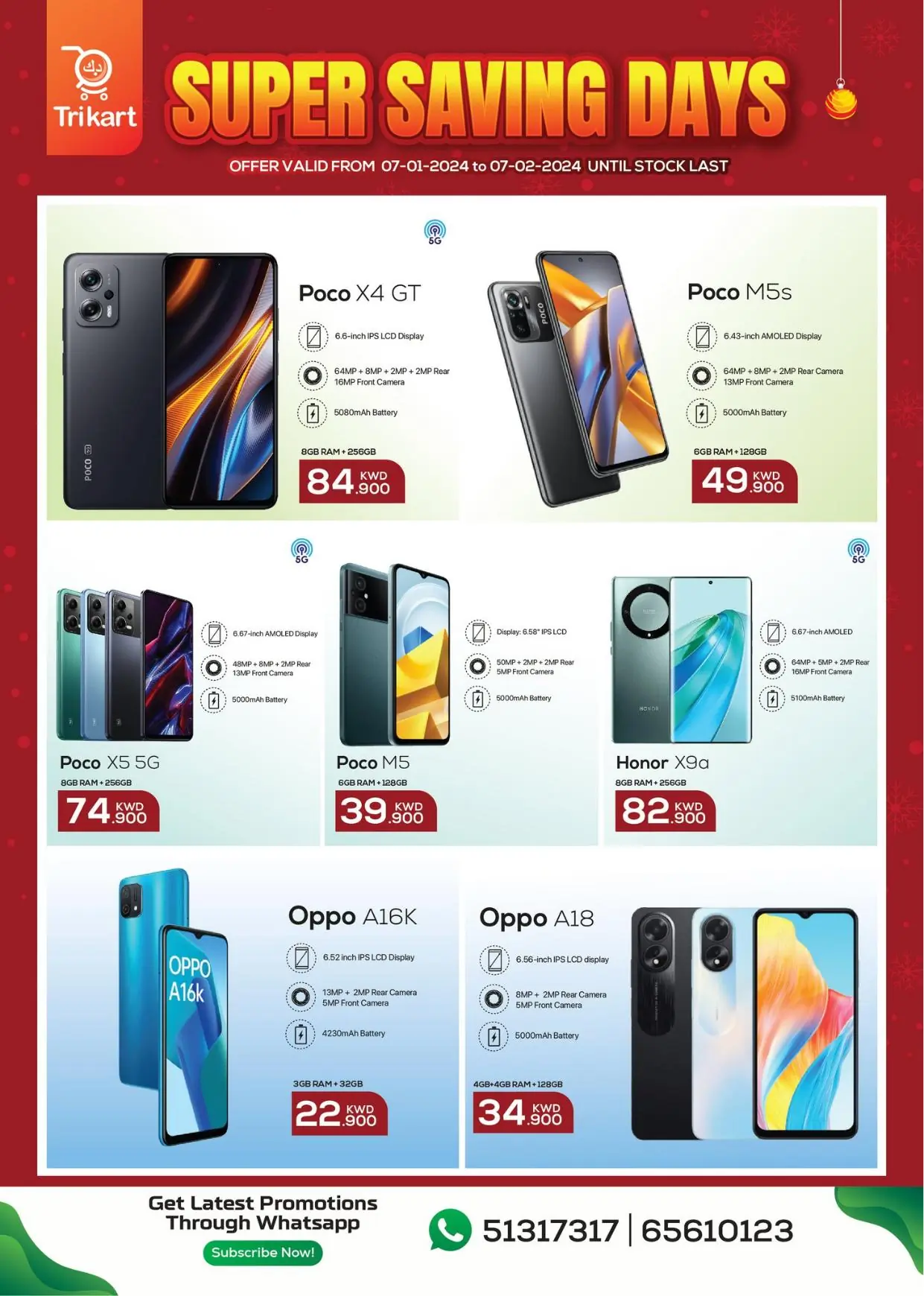 SUPER SAVING DAYS