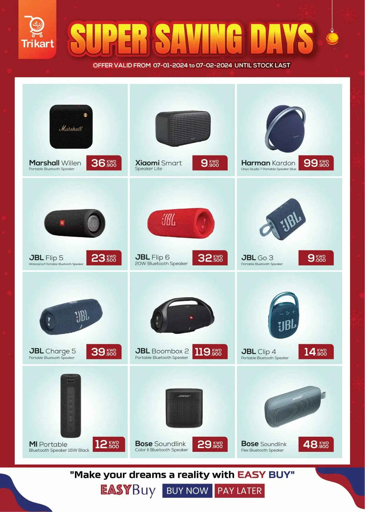SUPER SAVING DAYS