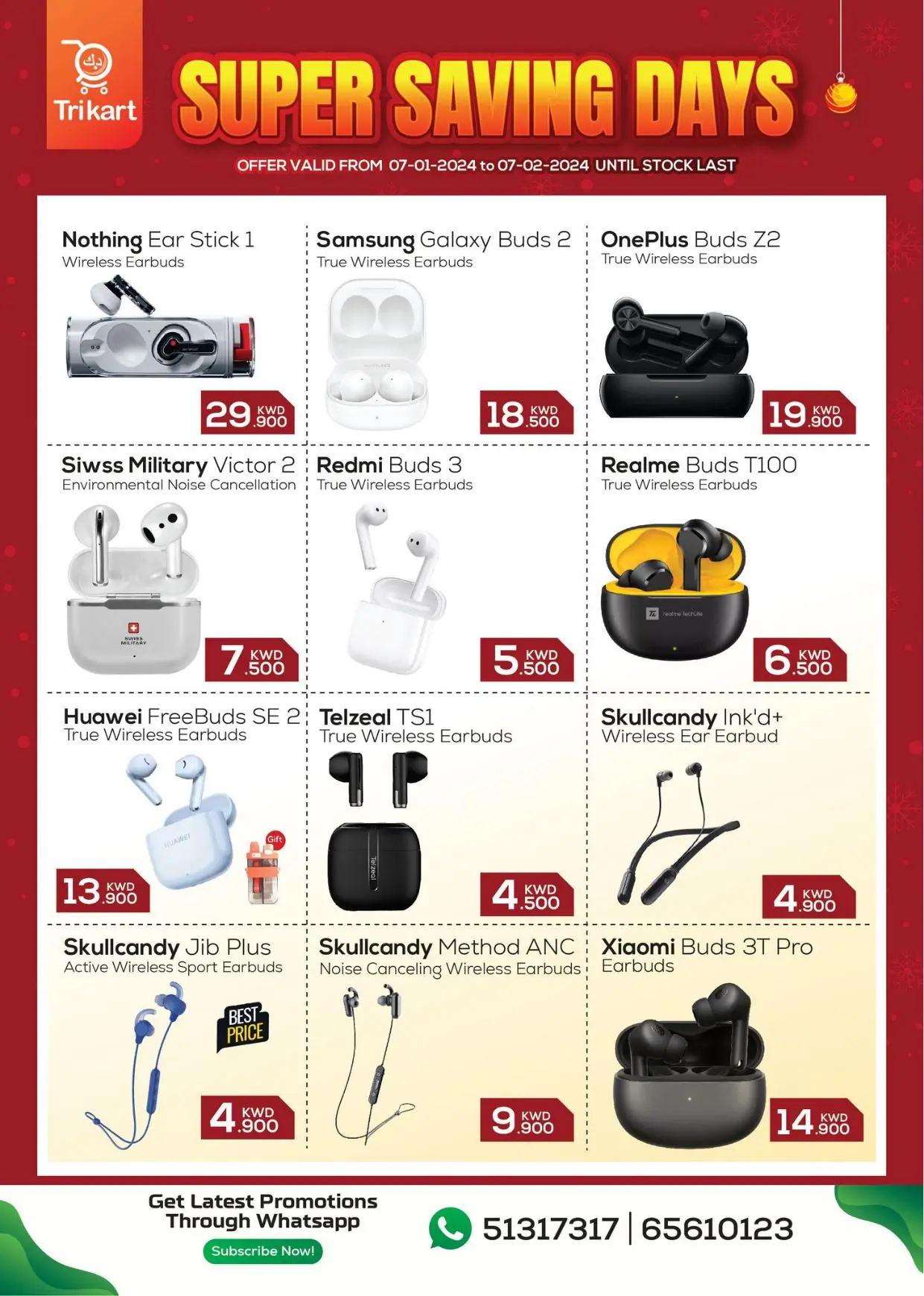 SUPER SAVING DAYS