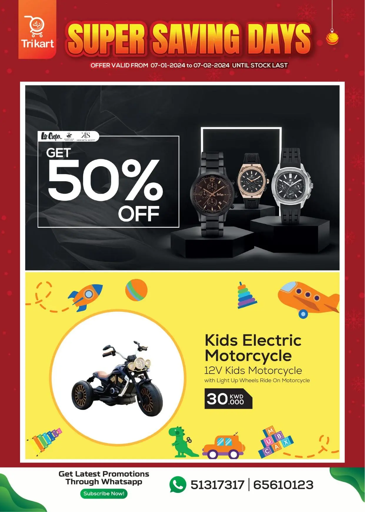 SUPER SAVING DAYS
