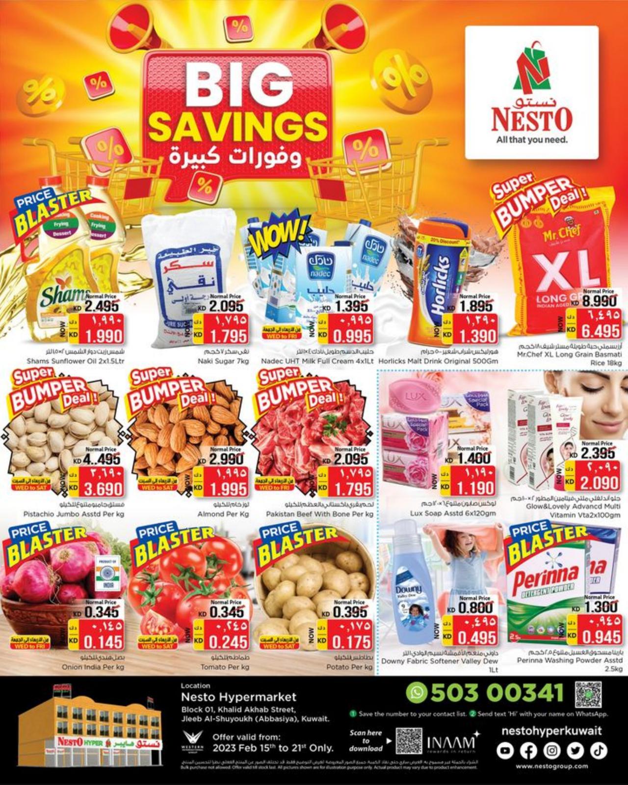 BIG SAVING